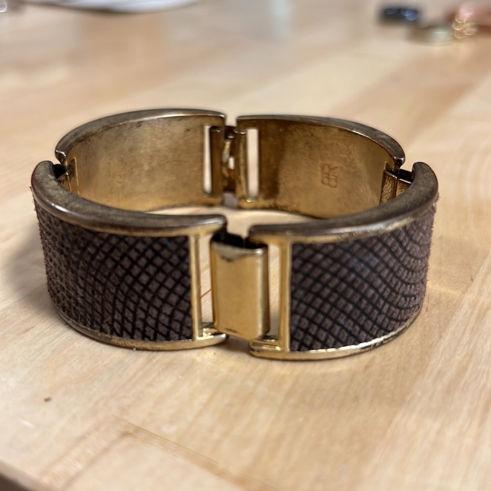 Banana Republic Embossed Leather Bracelet